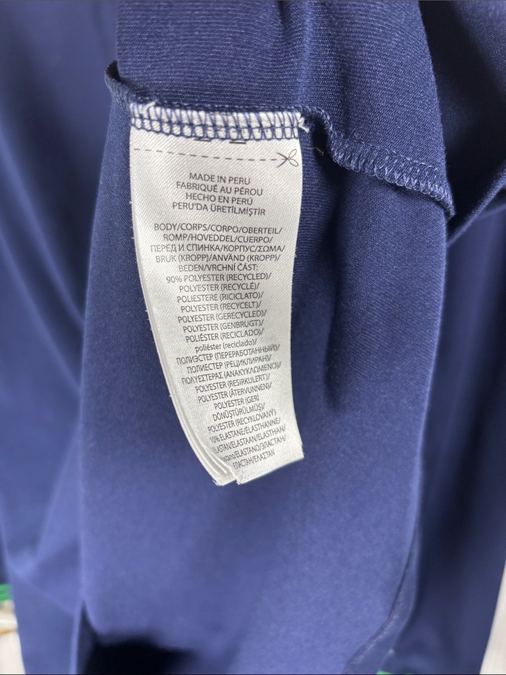 Polo Golf Ralph Lauren Extreme Jersey French Navy Womens Golf Pullover Top Large - Picture 5 of 8